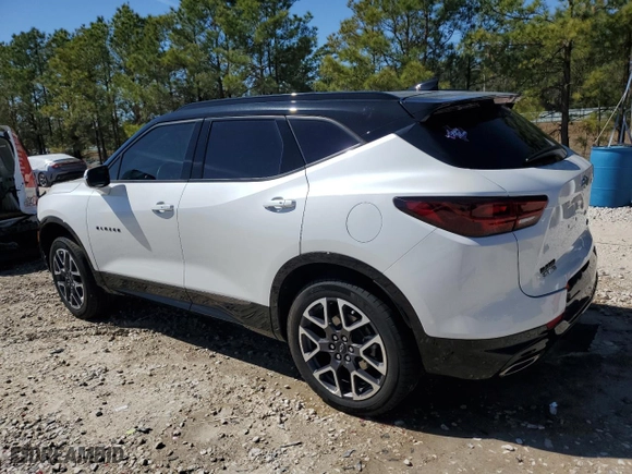 2023 Chevrolet Blazer RS with VIN 3GNKBERS4PS227108, listed as a Copart auction lot 46997155 with 29,228 mi miles and Salvage Title. Bid and sale history available at carsss.com. Image 2.