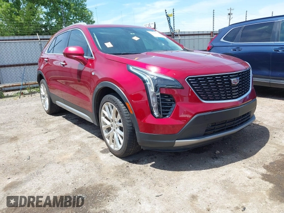 2019 Cadillac XT4 FWD Premium Luxury with VIN 1GYFZCR49KF207634, listed as a IAAI auction lot 42256021 with 67,481 mi miles and . Bid and sale history available at DreamBid. Image 1.