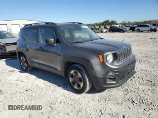 2016 Jeep Renegade Latitude with VIN ZACCJABW4GPE32029, listed as a Copart auction lot 72919244 with 109,294 mi miles and Salvage Title. Bid and sale history available at DreamBid. Image 4.