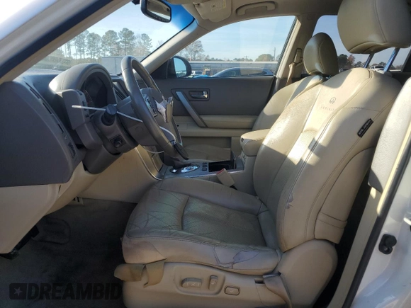 2006 Infiniti FX35 with VIN JNRAS08U66X104076, listed as a Copart auction lot 85278234 with 133,930 mi miles and Salvage Title. Bid and sale history available at carsss.com. Image 7.