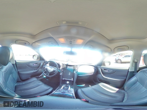 2015 Infiniti QX70 with VIN JN8CS1MW1FM481491, listed as a Copart auction lot 58841045 with 196,155 mi miles and Salvage title. Bid and sale history available at DreamBid. Image 15.