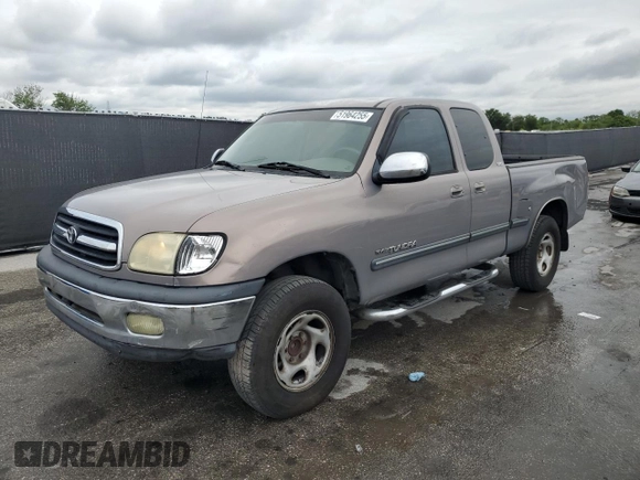 2002 Toyota Tundra SR5 with VIN 5TBRN34112S273454, listed as a Copart auction lot 51964255 with 259,162 mi miles and Salvage Title. Bid and sale history available at DreamBid. Image 1.