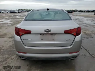 2013 Kia Optima EX with VIN 5XXGN4A7XDG220009, listed as a Copart auction lot 51785415 with 0 mi miles and Salvage Title. Bid and sale history available at carsss.com. Image 6.