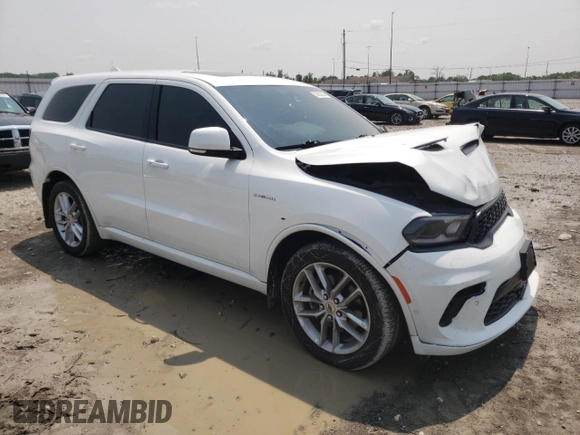 2021 Dodge Durango R/T with VIN 1C4SDJCT1MC662974, listed as a Copart auction lot 52632263 with 39,127 mi miles and Salvage Title. Bid and sale history available at DreamBid. Image 4.