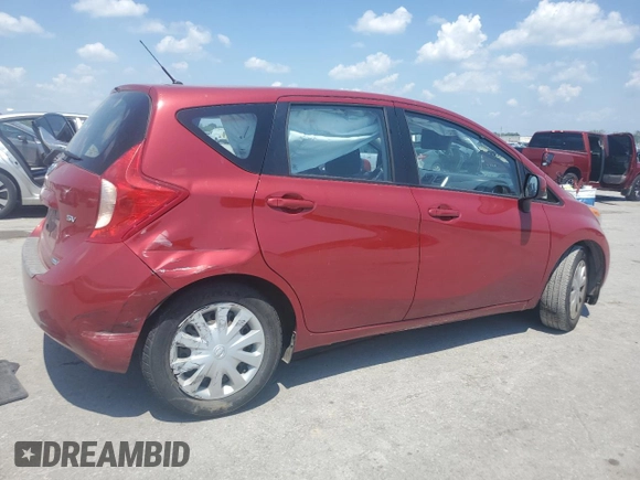 2014 Nissan Note S with VIN 3N1CE2CP7EL368238, listed as a Copart auction lot 62222165 with 29,392 mi miles and Salvage title. Bid and sale history available at DreamBid. Image 3.