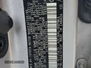2012 Toyota Matrix S с VIN 2T1LE4EE8CC021344, выставлен на аукционе Copart как лот 59570495 с пробегом 95 585 миль миль и Списание • Salvage title. История ставок и продаж доступна на DreamBid. Изображение 12.
