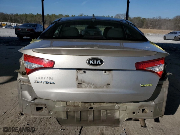 2013 Kia Optima Hybrid EX with VIN KNAGM4AD4D5043872, listed as a Copart auction lot 43169535 with 172,811 mi miles and Salvage Title. Bid and sale history available at carsss.com. Image 6.