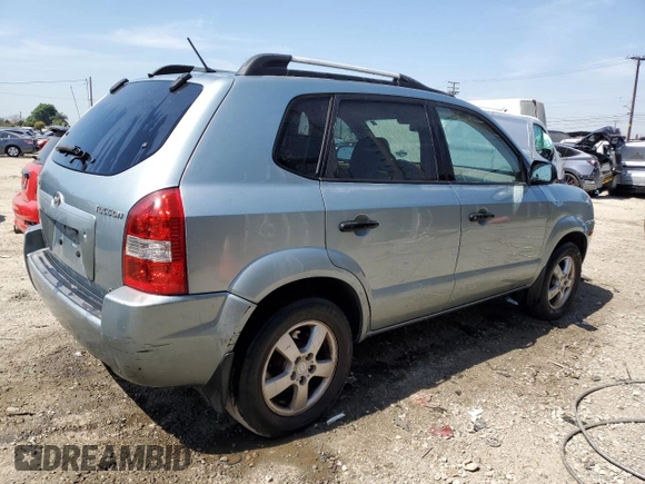 2007 Hyundai Tucson GL with VIN KM8JM72B97U574675, listed as a Copart auction lot 50367775 with 191,883 mi miles and Clean Title. Bid and sale history available at carsss.com. Image 3.