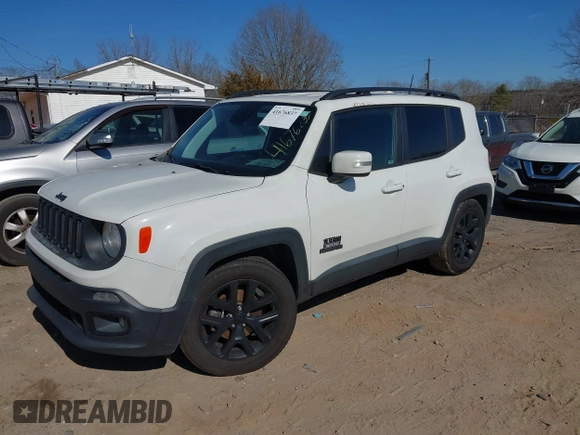 2018 Jeep Renegade Latitude with VIN ZACCJABB1JPH40117, listed as a IAAI auction lot 41676837 with 166,858 mi miles and . Bid and sale history available at DreamBid. Image 23.