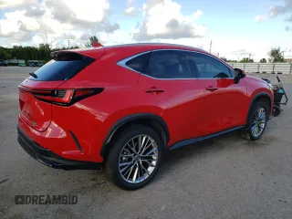 2022 Lexus NX with VIN JTJGKCEZ7N2007067, listed as a Copart auction lot 75346493 with 8,435 mi miles. Bid and sale history available at carsss.com. Image 3.