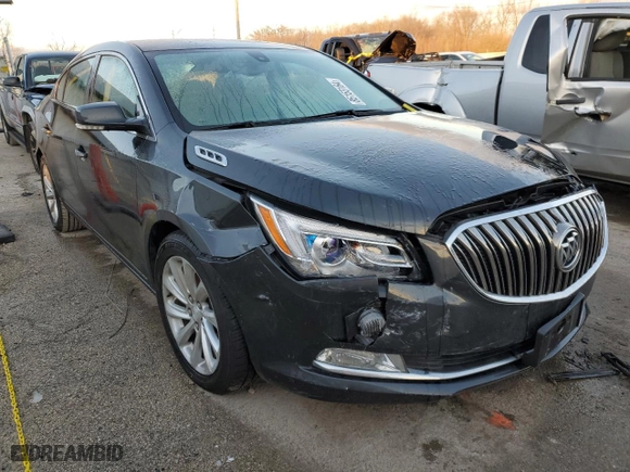 2015 Buick LaCrosse Leather with VIN 1G4GB5G39FF130950, listed as a Copart auction lot 85153164 with 52,904 mi miles and Salvage Title. Bid and sale history available at carsss.com. Image 4.