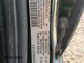 2014 FIAT 500L Easy with VIN ZFBCFABH8EZ001889, listed as a Copart auction lot 42741225 with 69,768 mi miles and Salvage Title. Bid and sale history available at DreamBid. Image 12.