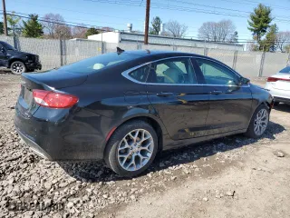 2015 Chrysler 200 C with VIN 1C3CCCEG8FN522564, listed as a Copart auction lot 51076565 with 69,510 mi miles and Salvage Title. Bid and sale history available at carsss.com. Image 3.