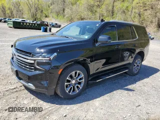 2022 Chevrolet Tahoe LT with VIN 1GNSKNKD2NR331107, listed as a Copart auction lot 54296895 with 29,906 mi miles and Salvage title. Bid and sale history available at DreamBid. Image 1.