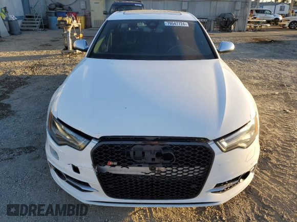 2013 Audi S6 Prestige with VIN WAUF2AFC8DN102860, listed as a Copart auction lot 79547724 with 98,485 mi miles and Salvage Title. Bid and sale history available at carsss.com. Image 5.
