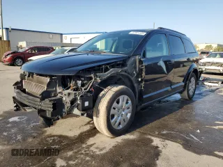 2018 Dodge Journey SE with VIN 3C4PDCAB8JT157882, listed as a Copart auction lot 52501335 with 93,234 mi miles and Salvage Title. Bid and sale history available at carsss.com. Image 1.