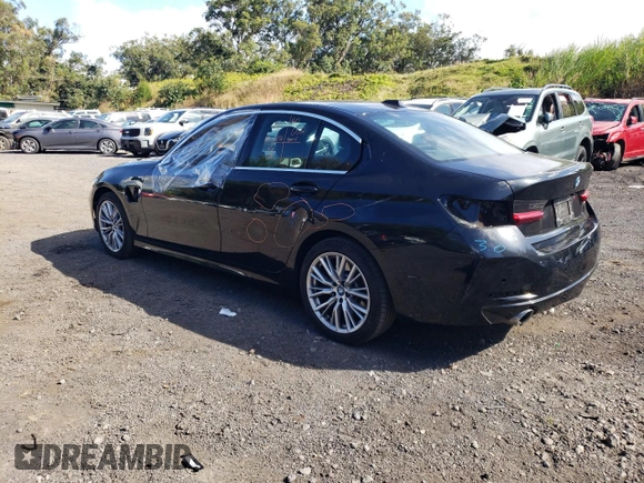 2024 BMW 3 Series 330e with VIN 3MW39FF03R8E39450, listed as a Copart auction lot 85522564 with 16,137 mi miles and Clean Title. Bid and sale history available at carsss.com. Image 2.