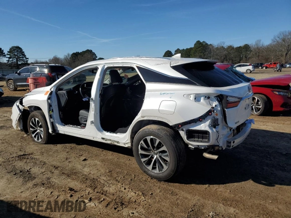 2022 Lexus RX with VIN 2T2HZMAA7NC260136, listed as a Copart auction lot 45902085 with 35,339 mi miles and Salvage Title. Bid and sale history available at carsss.com. Image 2.