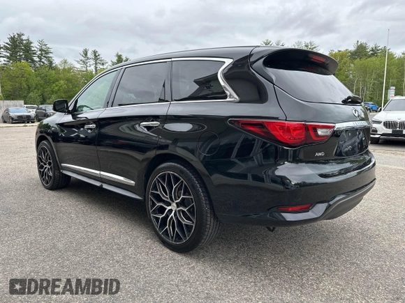 2020 Infiniti QX60 Luxe with VIN 5N1DL0MM1LC529252, listed as a IAAI auction lot 42315801 with 183,499 mi miles and . Bid and sale history available at DreamBid. Image 3.