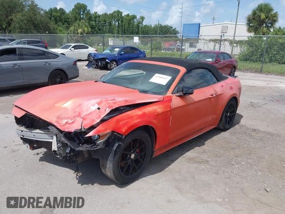 2016 Ford Mustang V6 with VIN 1FATP8EM9G5221795, listed as a IAAI auction lot 42500647 with 125,645 mi miles and . Bid and sale history available at DreamBid. Image 17.
