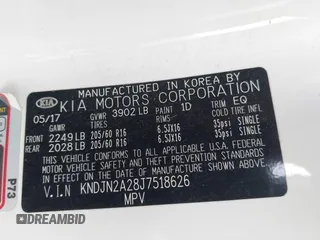 2018 Kia Soul with VIN KNDJN2A28J7518626, listed as a IAAI auction lot 40710176 with 100,891 mi miles. Bid and sale history available at carsss.com. Image 9.