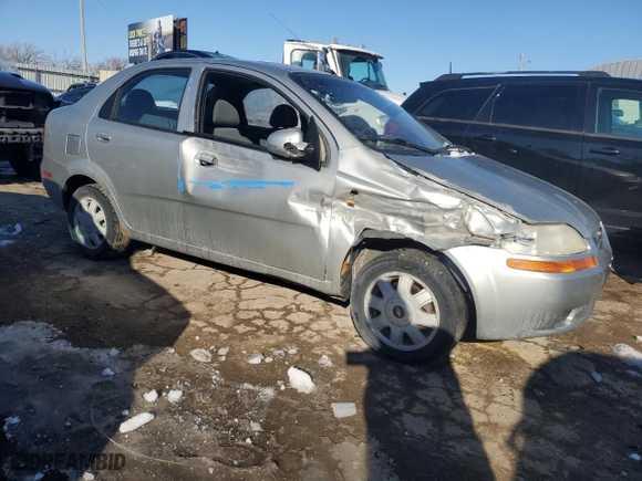 2004 Chevrolet Aveo LS with VIN KL1TJ52614B240832, listed as a Copart auction lot 88075635 with 63,579 mi miles and Salvage Title. Bid and sale history available at carsss.com. Image 4.