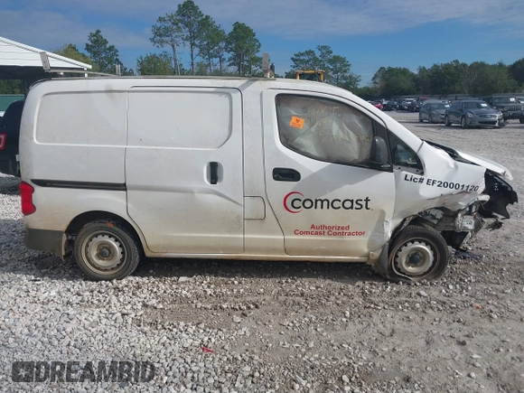2019 Nissan NV200 Compact Cargo S with VIN 3N6CM0KN5KK697961, listed as a IAAI auction lot 38102516 with 132,689 mi miles. Bid and sale history available at carsss.com. Image 14.