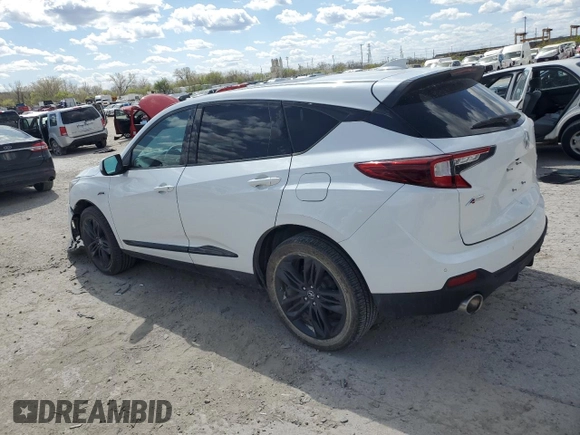 2021 Acura RDX w/A-Spec Package with VIN 5J8TC2H69ML043850, listed as a Copart auction lot 52626195 with 29,211 mi miles and Salvage title. Bid and sale history available at DreamBid. Image 2.