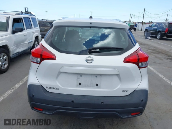 2020 Nissan Kicks SV with VIN 3N1CP5CV3LL483605, listed as a IAAI auction lot 42261522 with 53,381 mi miles and . Bid and sale history available at DreamBid. Image 17.