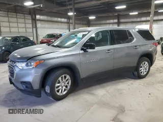 2020 Chevrolet Traverse LS with VIN 1GNEVFKW1LJ261798, listed as a Copart auction lot 52147745 with 26,315 mi miles and Salvage title. Bid and sale history available at DreamBid. Image 1.
