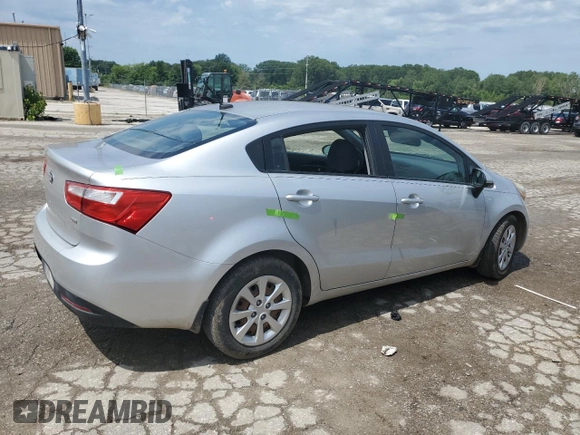 2013 Kia Rio LX with VIN KNADM4A39D6180830, listed as a Copart auction lot 70021944 with 100,644 mi miles and Non Repairable. Bid and sale history available at DreamBid. Image 3.