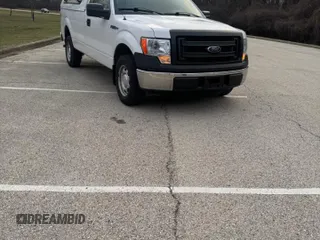 2014 Ford F-150 XL with VIN 1FTMF1CM3EKE33425, listed as a Copart auction lot 51073735 with 147,169 mi miles and Clean Title. Bid and sale history available at carsss.com. Image 1.