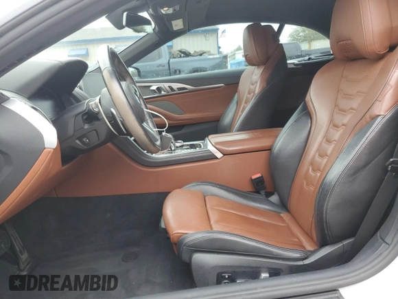 2022 BMW 8 Series 840i with VIN WBADZ2C0XNCJ65880, listed as a Copart auction lot 44778025 with 34,221 mi miles and Salvage Title. Bid and sale history available at carsss.com. Image 7.