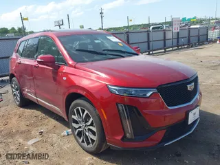 2021 Cadillac XT6 Sport with VIN 1GYKPGRS9MZ136205, listed as a IAAI auction lot 39385075 with 48,886 mi miles. Bid and sale history available at carsss.com. Image 1.