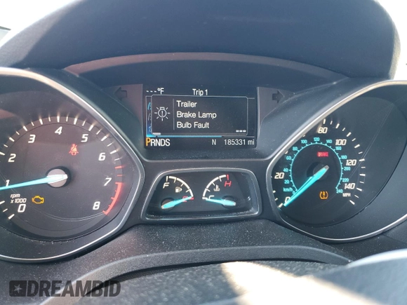 2016 Ford Escape SE with VIN 1FMCU0G99GUC64547, listed as a Copart auction lot 42103755 with 185,331 mi miles and Salvage Title. Bid and sale history available at carsss.com. Image 9.