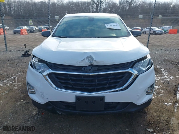 2020 Chevrolet Equinox LS with VIN 3GNAXSEV7LS706323, listed as a IAAI auction lot 41543070 with 1,809 mi miles. Bid and sale history available at carsss.com. Image 12.