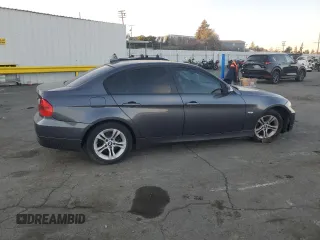 2008 BMW 3 Series 328i with VIN WBAVA375X8NL49605, listed as a Copart auction lot 41997085 with 164,105 mi miles and Salvage Title. Bid and sale history available at DreamBid. Image 3.