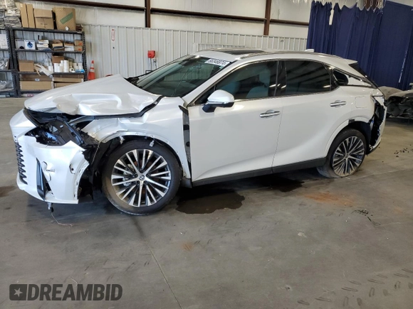 2024 Lexus RX with VIN 2T2BAMBA7RC025334, listed as a Copart auction lot 67763904 with 7,481 mi miles and Salvage Title. Bid and sale history available at carsss.com. Image 1.