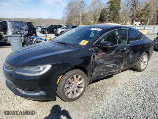 2015 Chrysler 200 C with VIN 1C3CCCCB3FN710772, listed as a Copart auction lot 49679005 with 209,051 mi miles and Salvage Title. Bid and sale history available at carsss.com. Image 1.