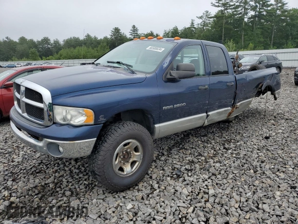 2004 Dodge Ram 2500 SLT with VIN 3D7KU28C94G207470, listed as a Copart auction lot 66588534 with 0 mi miles and Salvage Title. Bid and sale history available at carsss.com. Image 1.
