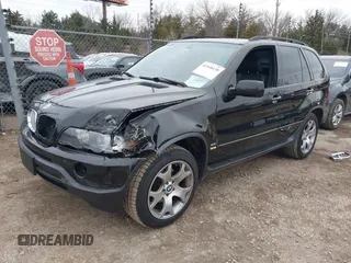 2002 BMW X5 4.4i with VIN 5UXFB33582LH31341, listed as a IAAI auction lot 41548139 with 82,188 mi miles. Bid and sale history available at carsss.com. Image 17.