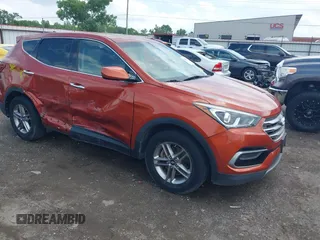 2017 Hyundai Santa Fe 2.4L with VIN 5XYZTDLB6HG453273, listed as a IAAI auction lot 42488387 with 93,428 mi miles and . Bid and sale history available at DreamBid. Image 1.