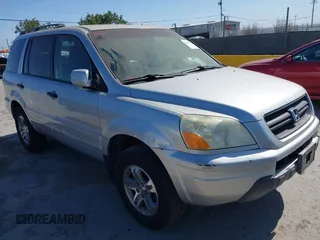2005 Honda Pilot EX-L z VIN 2HKYF18695H545804, wystawiony jako IAAI lot #42354721 z przebiegiem 228 914 mil mil oraz . Historia ofert i sprzedaży dostępna na DreamBid. Obrazek 1.