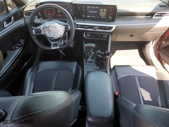 2021 Kia K5 GT-Line with VIN 5XXG64J29MG045432, listed as a Copart auction lot 50947535 with 39,818 mi miles and Salvage Title. Bid and sale history available at carsss.com. Image 8.