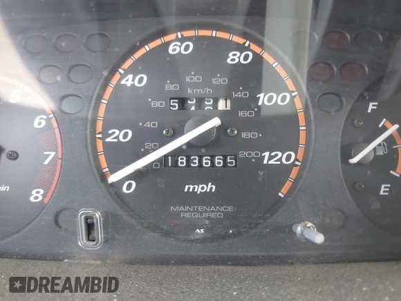 1998 Honda CR-V EX with VIN JHLRD1862WC058244, listed as a IAAI auction lot 41657867 with 183,655 mi miles. Bid and sale history available at carsss.com. Image 14.