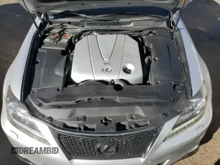 2012 Lexus IS 350 with VIN JTHCE5C2XC5002465, listed as a Copart auction lot 81585194 with 192,408 mi miles and Salvage title. Bid and sale history available at DreamBid. Image 11.