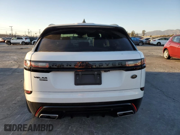 2018 Land Rover Range Rover Velar R-Dynamic HSE with VIN SALYM2RV7JA753014, listed as a Copart auction lot 41830255 with 33,339 mi miles and Salvage Title. Bid and sale history available at carsss.com. Image 6.