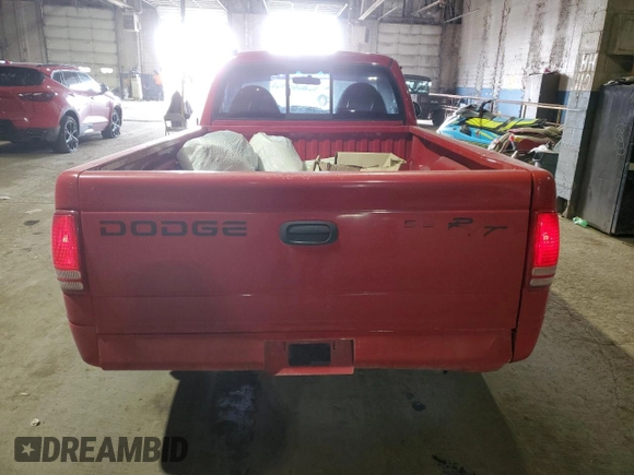 1999 Dodge Dakota SLT with VIN 1B7GL26Z4XS233613, listed as a Copart auction lot 89320955 with 221,289 mi miles and Clean Title. Bid and sale history available at carsss.com. Image 6.