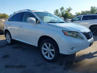 2011 Lexus RX 350 with VIN JTJZK1BAXB2005451, listed as a IAAI auction lot 41218592 with 185,801 mi miles. Bid and sale history available at carsss.com. Image 1.