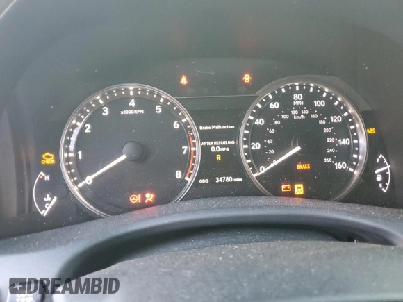 2015 Lexus GS 350 with VIN JTHBE1BL8FA011708, listed as a Copart auction lot 70347954 with 34,780 mi miles and Salvage Title. Bid and sale history available at carsss.com. Image 9.
